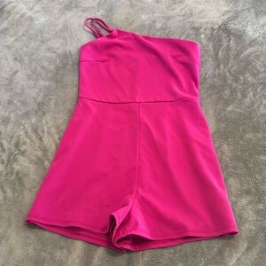 Lulu’s hot pink romper